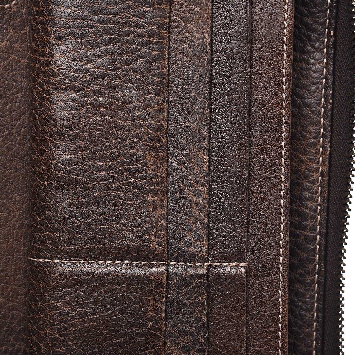 Gucci Guccissima Bamboo Tassel Zip Around Wallet Brown 13 of 14