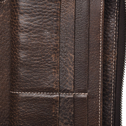 Gucci Guccissima Bamboo Tassel Zip Around Wallet Brown 13 of 14