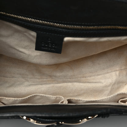 Gucci Guccissima Large Emily Chain Shoulder Bag Black 5 of 9