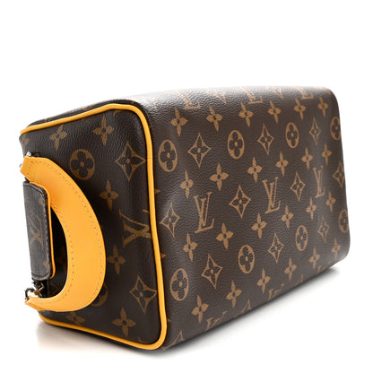 Louis Vuitton Monogram Macassar Dopp Kit Toilet Pouch Safran Yellow 4 of 7