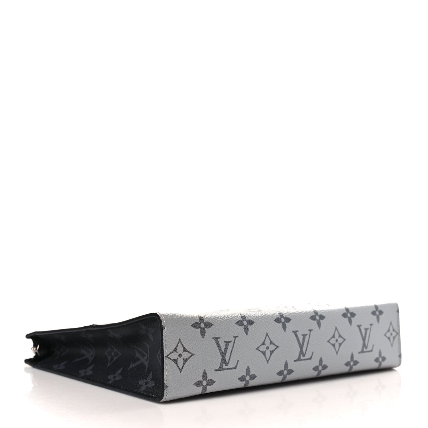 Louis Vuitton Monogram Eclipse Split Pochette Voyage MM 5 of 9