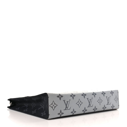 Louis Vuitton Monogram Eclipse Split Pochette Voyage MM 5 of 9