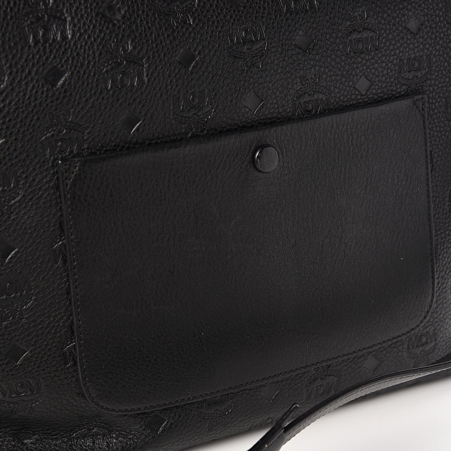 MCM Calfskin Ottomar Large Klara Hobo Black 9 of 10