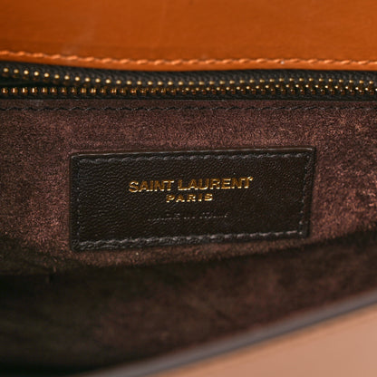 Saint Laurent Smooth Calfskin Carre Satchel Brick 6 of 9