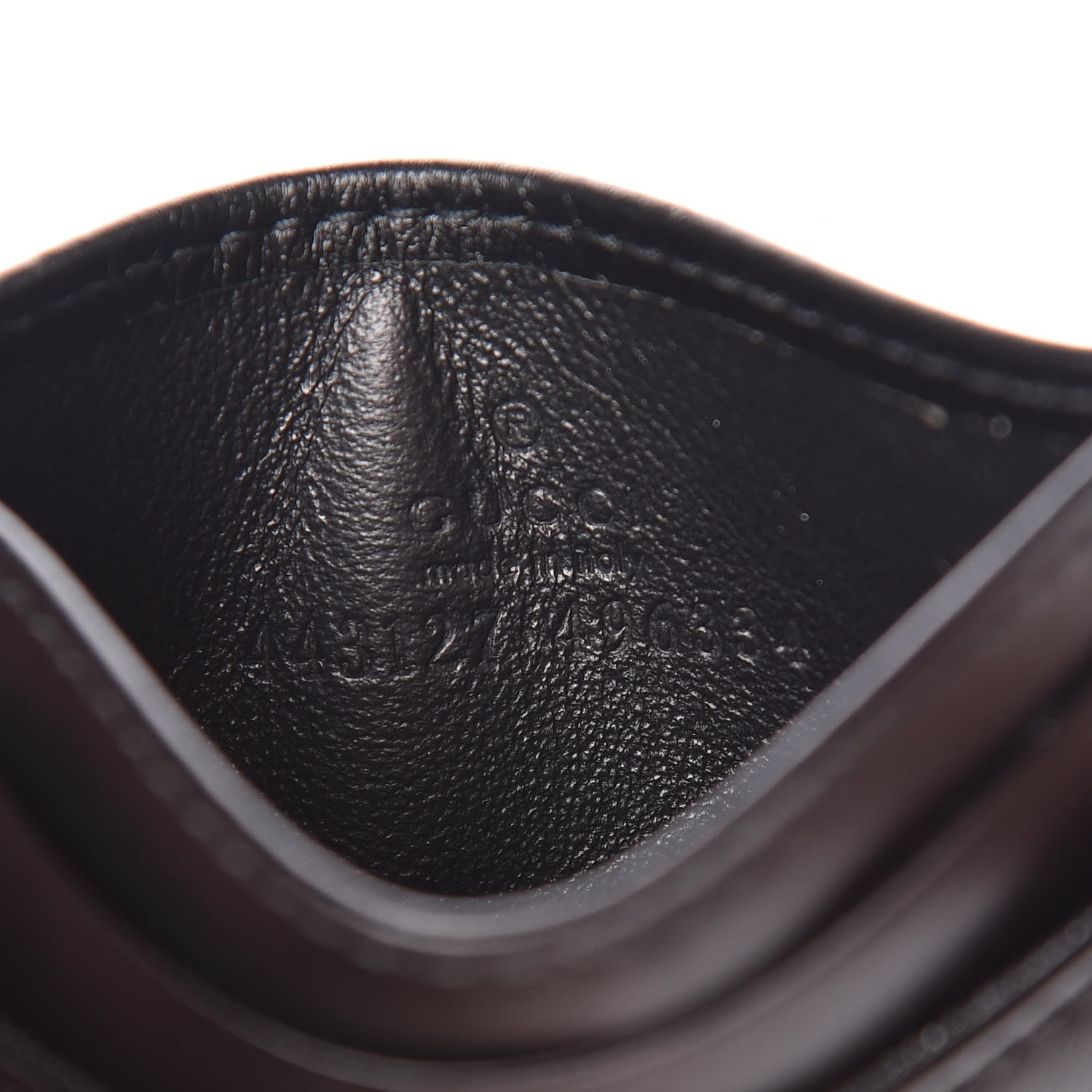 Gucci Calfskin Matelasse GG Marmont Card Holder Black 6 of 7