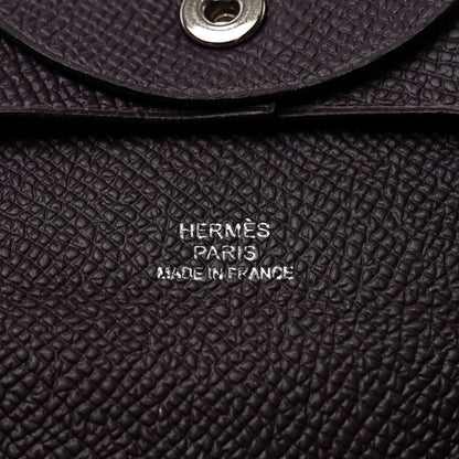 Hermes Epsom Bastia Coin Purse Raisin 5 of 7