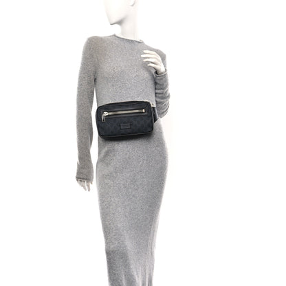 Gucci Soft GG Supreme Monogram Web Belt Bag Black Grey 2 of 10