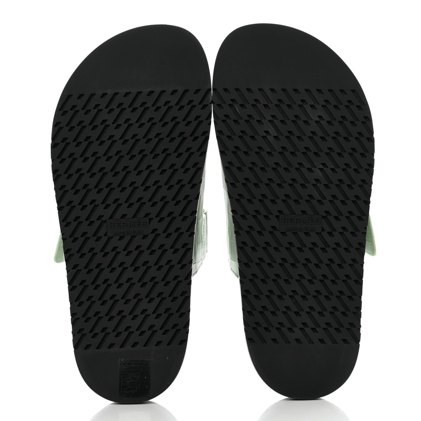 Matte Alligator Womens Chypre Sandals 36 Vert D'eau