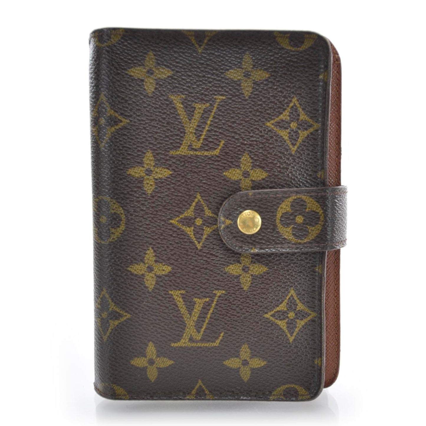 Monogram Zipped Wallet Snap w ID Holder