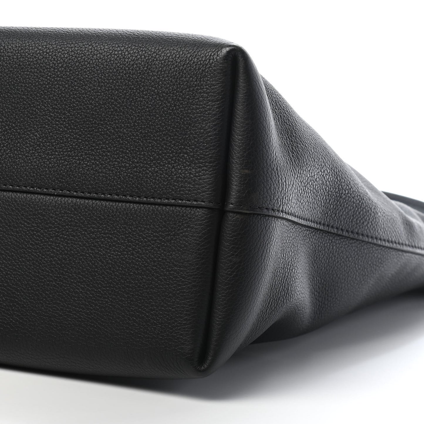 Calfskin Lockme Hobo Black