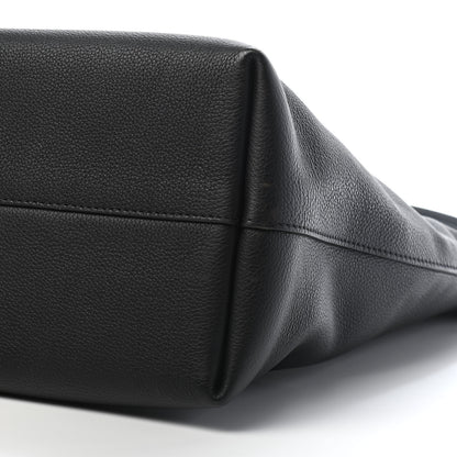 Louis Vuitton Calfskin Lockme Hobo Black 9 of 9