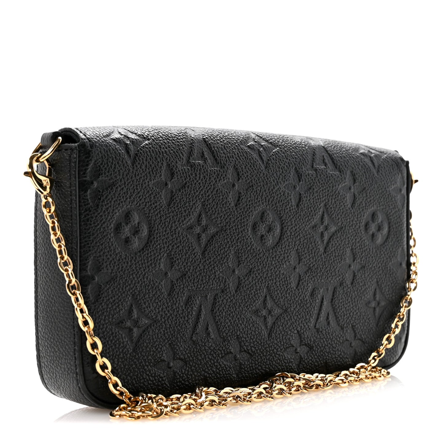 Empreinte Pochette Felicie Chain Wallet Black