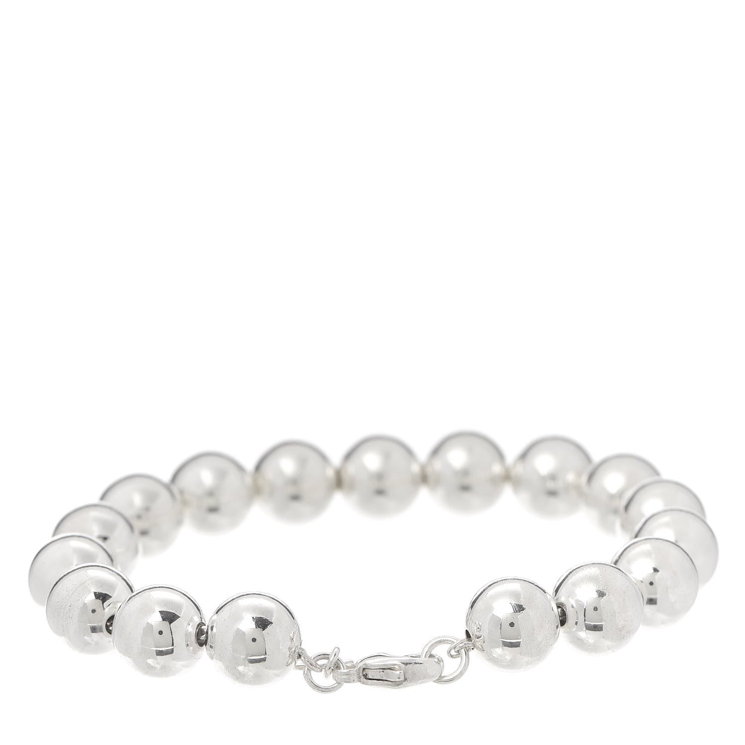 Tiffany Sterling Silver 10mm HardWear Ball Bracelet 3 of 5