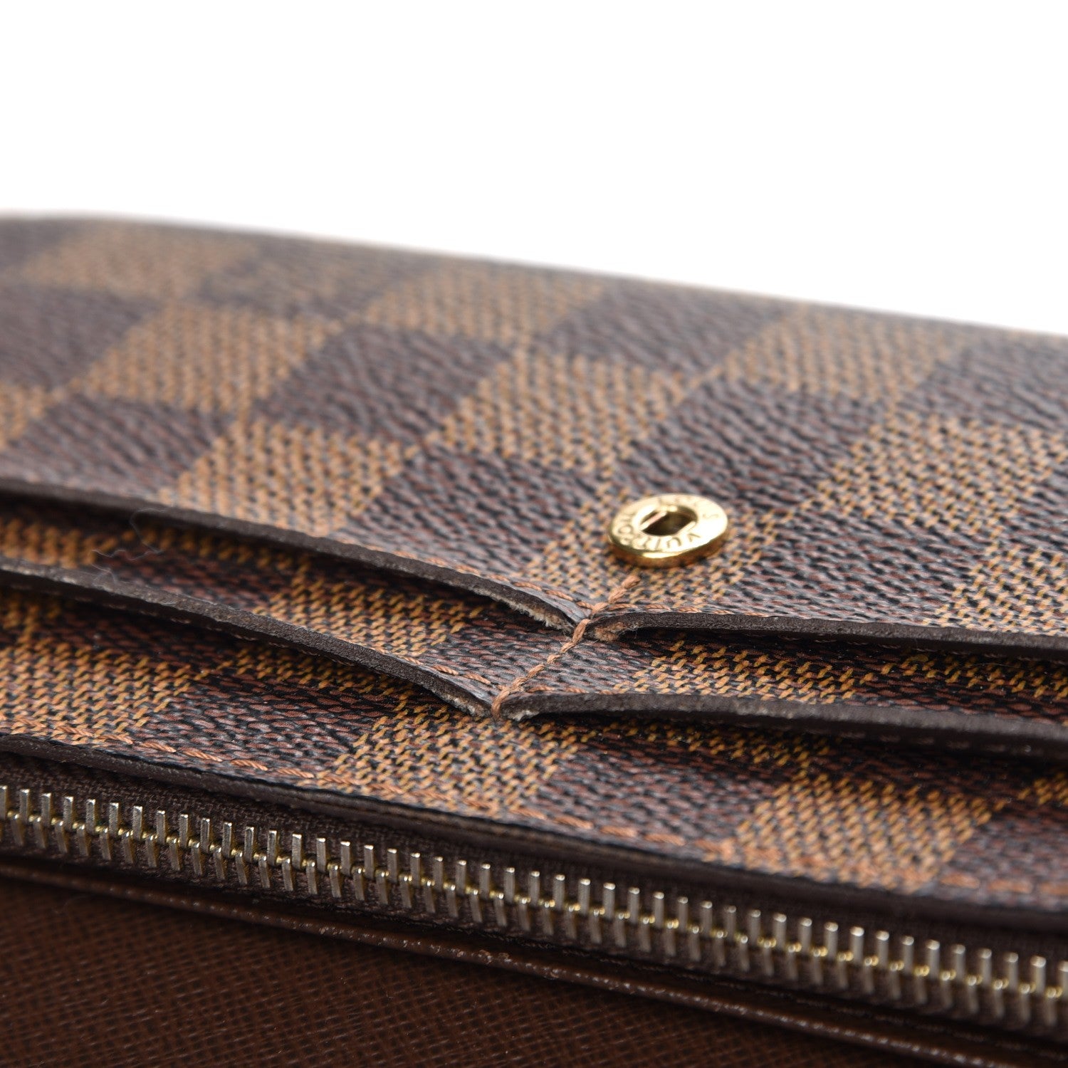 Louis Vuitton Damier Ebene Sarah Wallet 13 of 13
