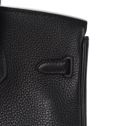 Hermes Togo Birkin 25 Black 9 of 36