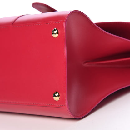 Delvaux Box Calfskin MM Brillant Satchel Framboise 10 of 10