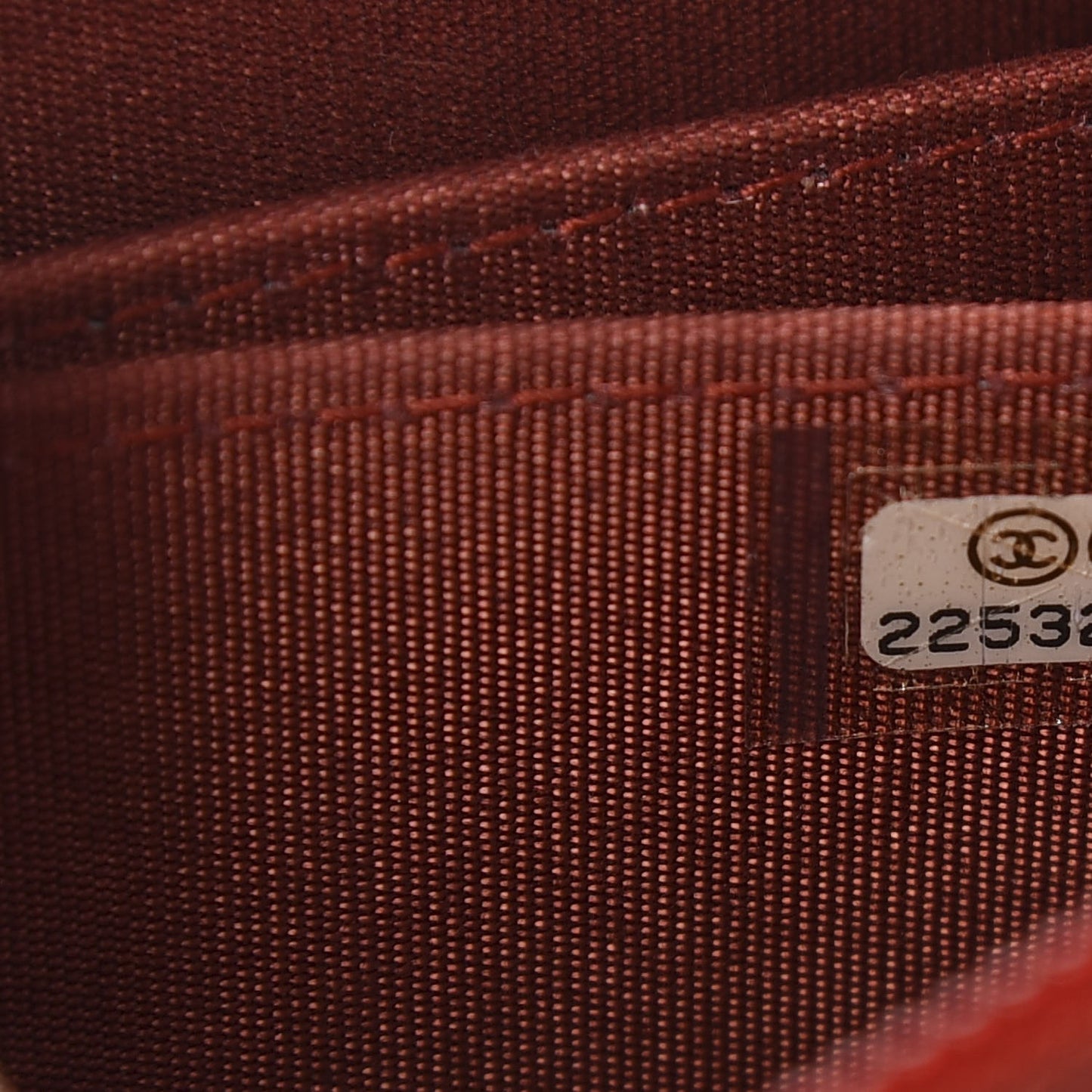 Caviar Quilted Boy Zip Around Coin Purse Wallet Red