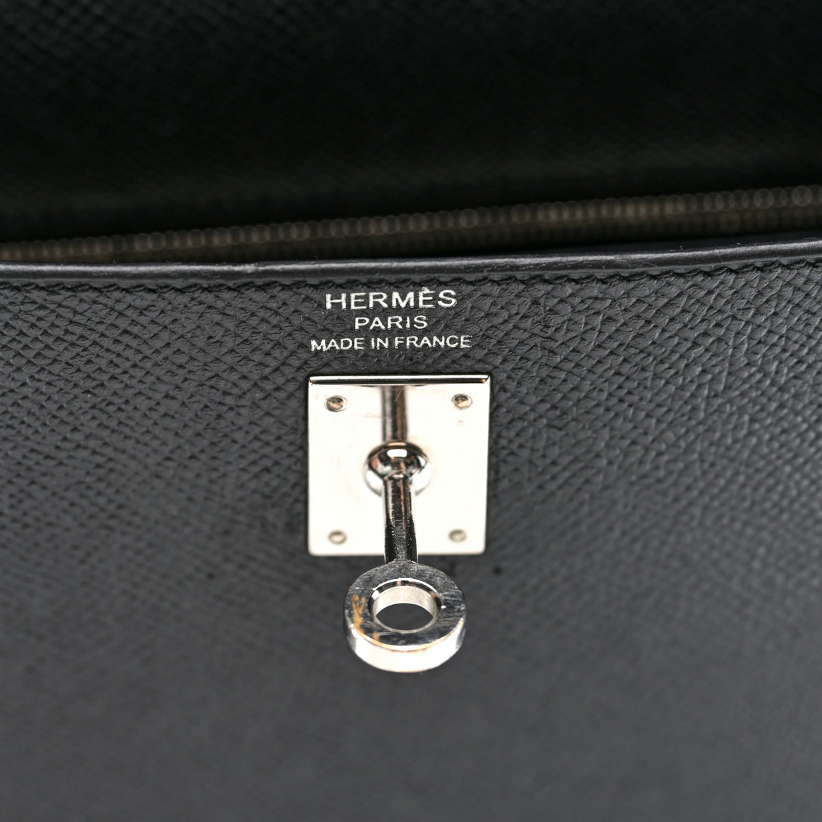 Hermes Epsom Kelly Sellier 25 Black 6 of 10