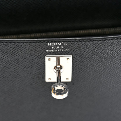 Hermes Epsom Kelly Sellier 25 Black 6 of 10