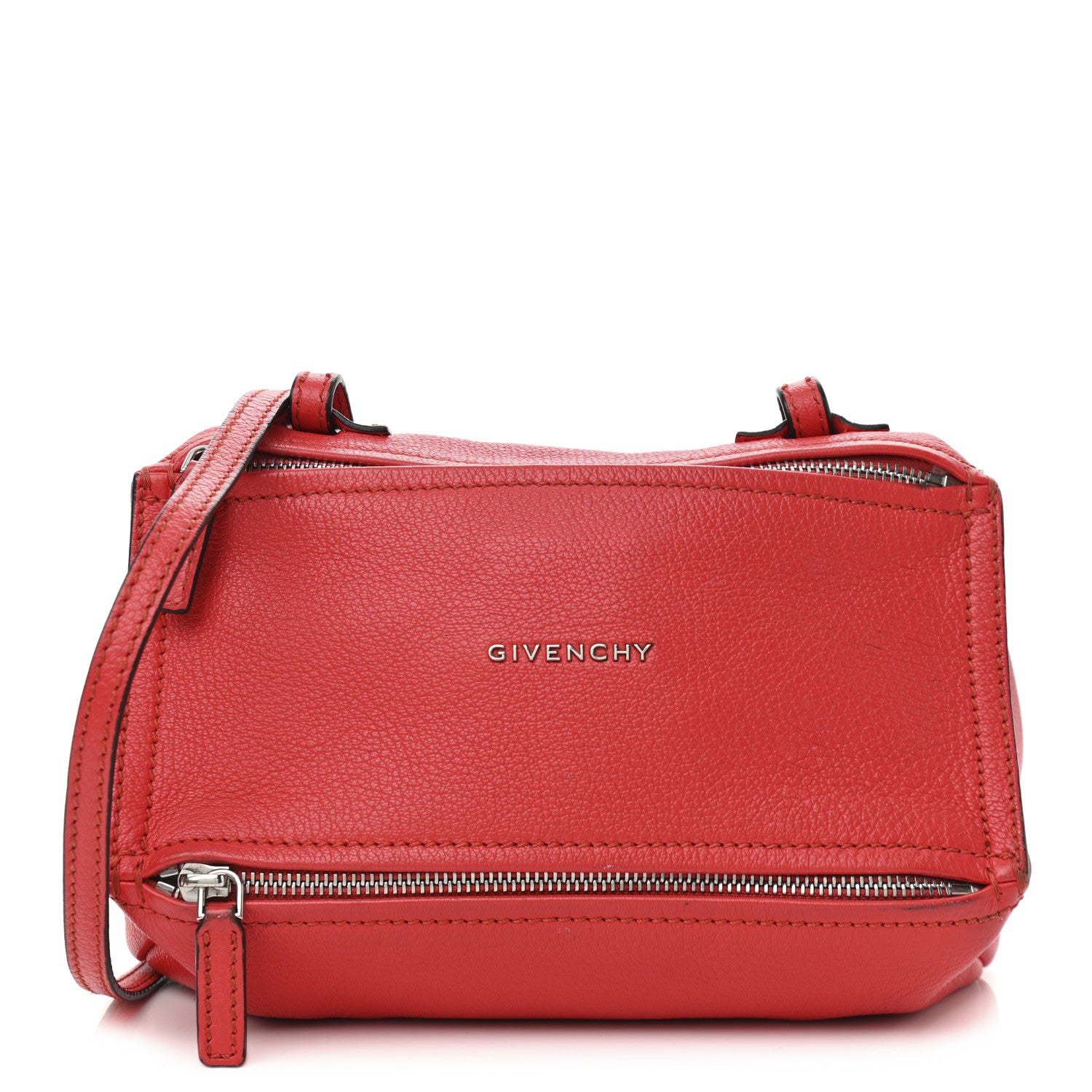 Givenchy Sugar Goatskin Mini Pandora Red 1 of 15