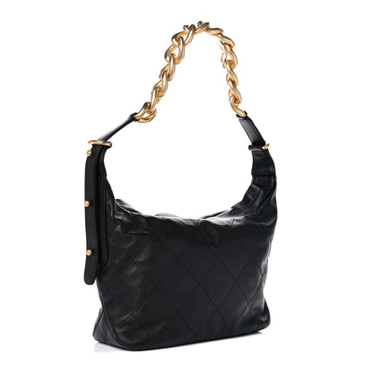 Chanel Calfskin Quilted Daily Hobo Black 3 of 10