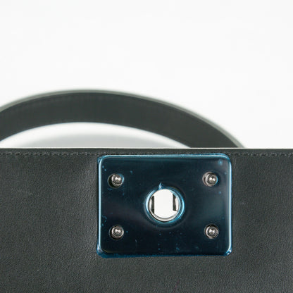 Chanel Calfskin Chain Chevron Small Boy Flap Black 8 of 9