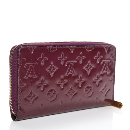Louis Vuitton Vernis Zippy Organizer Wallet Rouge Fauviste 3 of 15