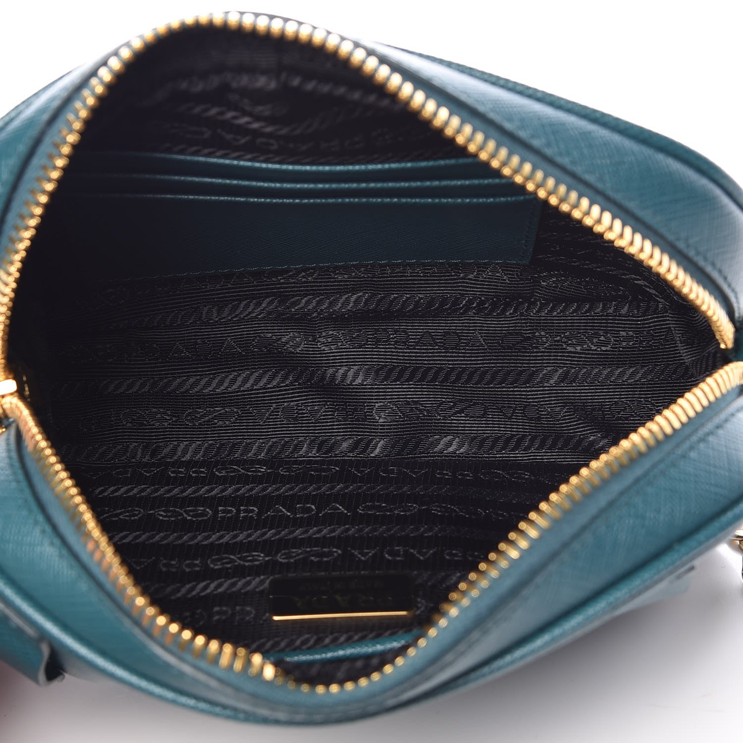 Prada Saffiano Mini Camera Crossbody Bag Ottanio 6 of 9