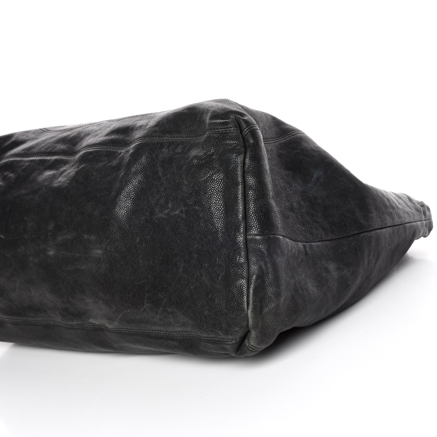 Chanel Distressed Caviar XL Coco Cabas Black 10 of 18