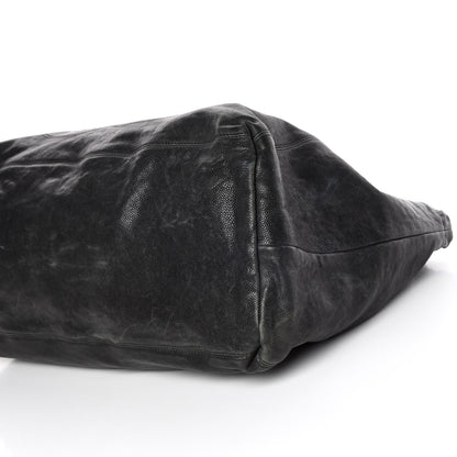 Chanel Distressed Caviar XL Coco Cabas Black 10 of 18