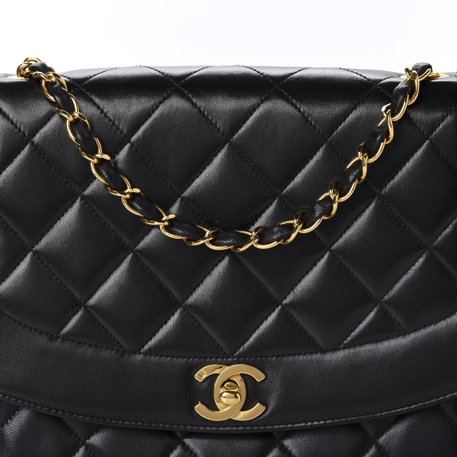 Chanel Lambskin Quilted Medium Single Flap Black 11 of 11