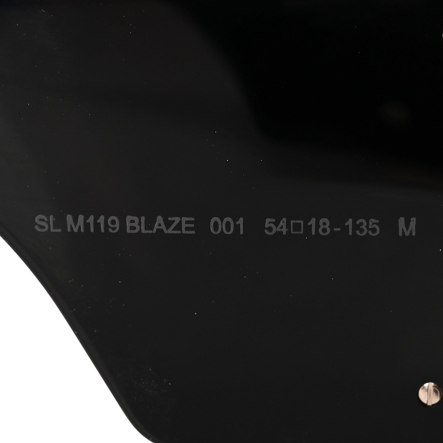 Acetate Blaze Sunglasses SL M119 Black