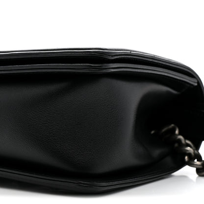 Chanel Lambskin Quilted Medium Boy Flap Black 10 of 13