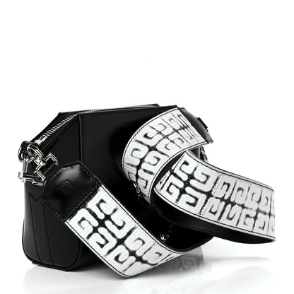 Givenchy X CHITO Box Calfskin 4G Printed XS Graffiti Antigona Black White 3 of 12
