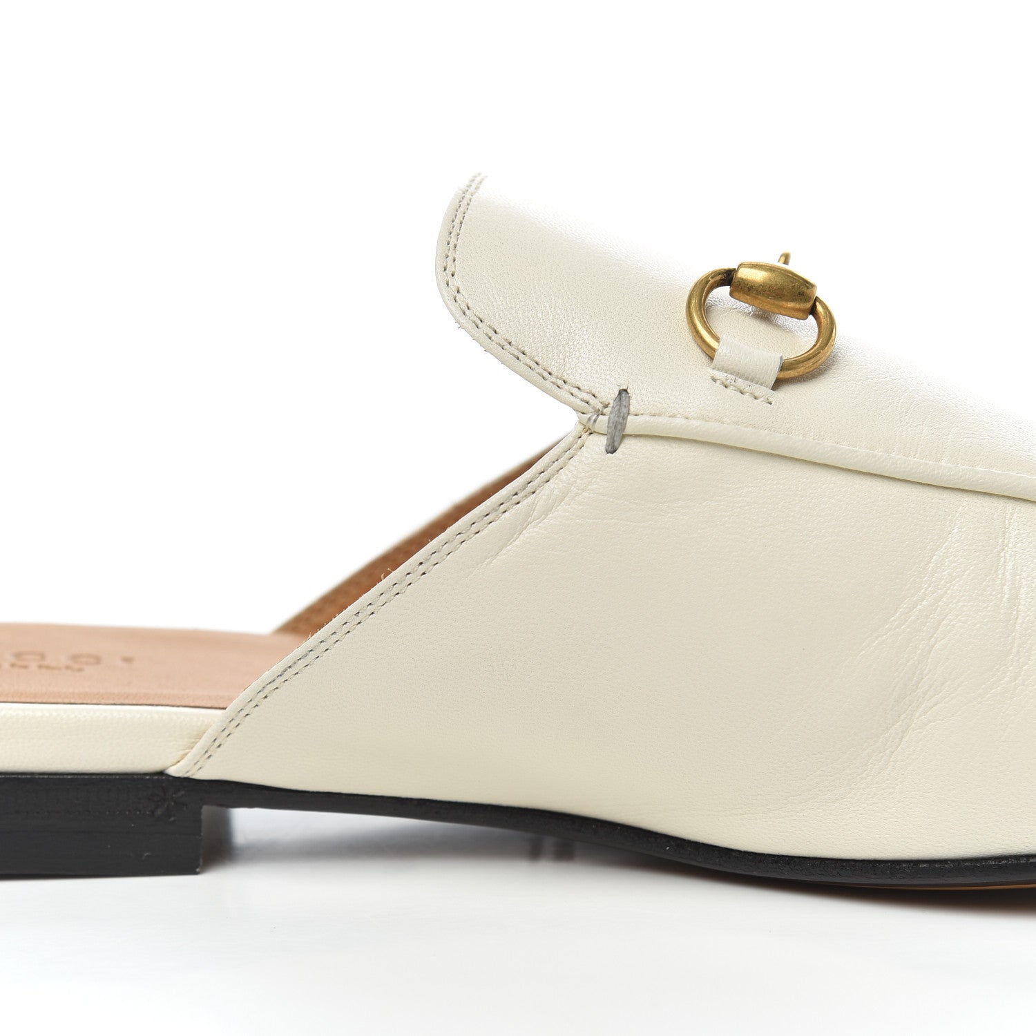 Gucci Malaga Kid Womens Princetown Slippers 40 Mystic White 10 of 13