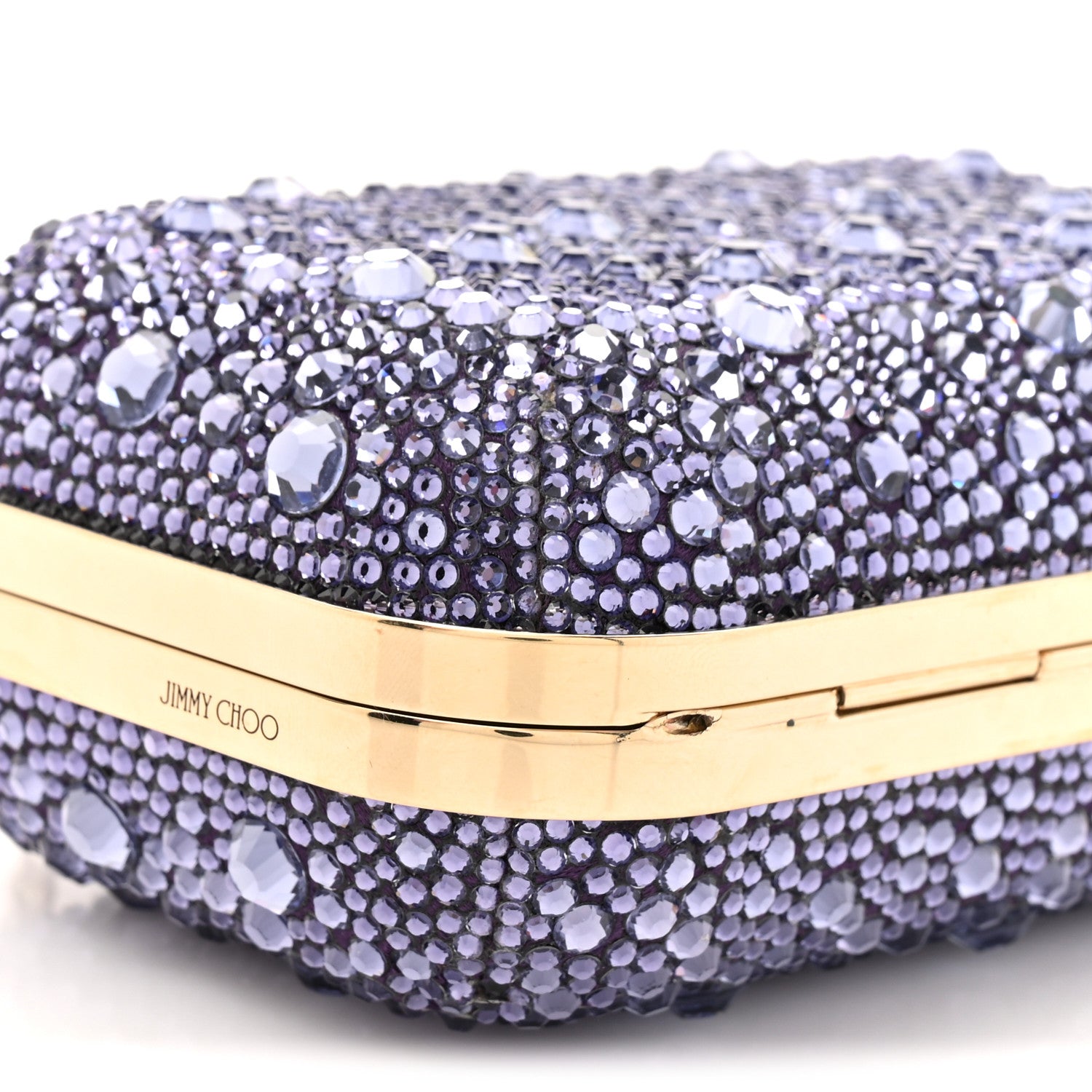 Jimmy Choo Crystal Micro Cloud Clutch Purple 9 of 9