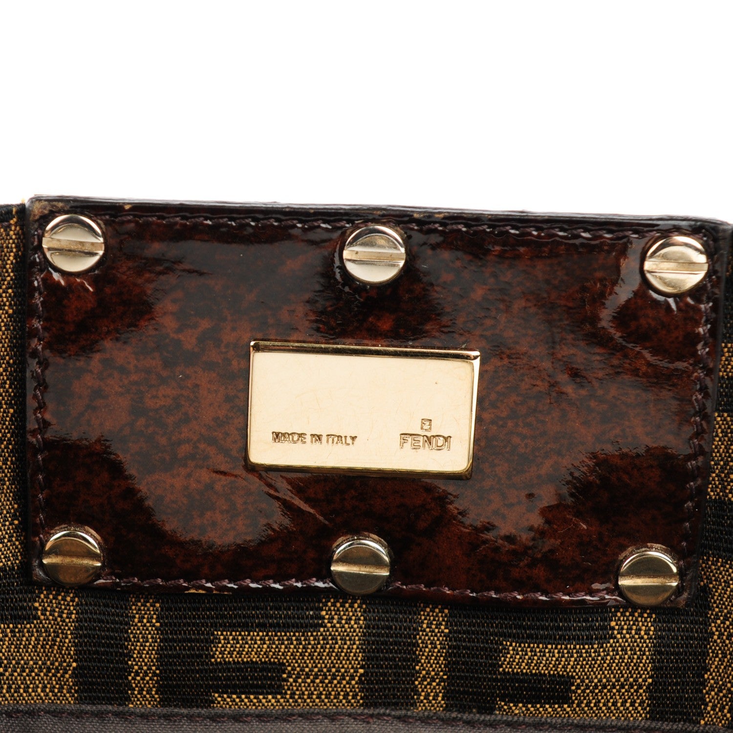 Fendi Zucca Mia Tote Tobacco 6 of 8