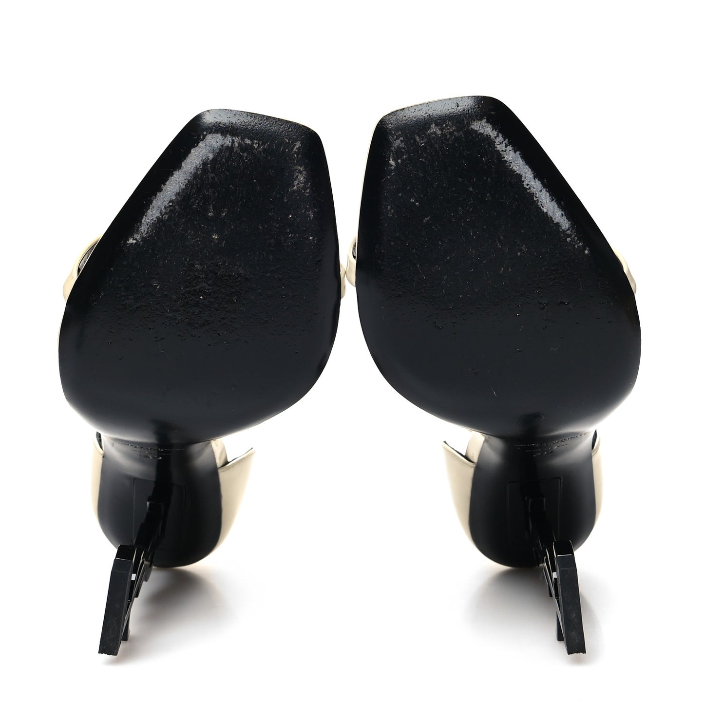 Patent Calfskin Opyum 110 Sandals 39 Neutro