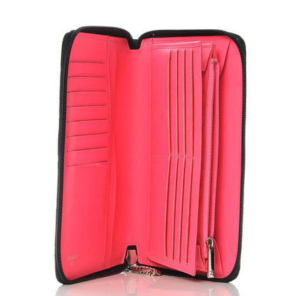 Chanel Calfskin Cambon Zip Around Organizer Wallet Black 5 of 12