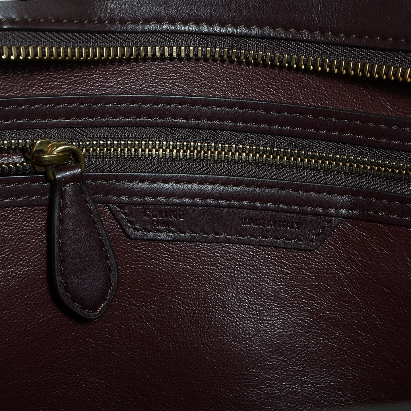 Smooth Calfskin Suede Mini Tri-Color Luggage Beige