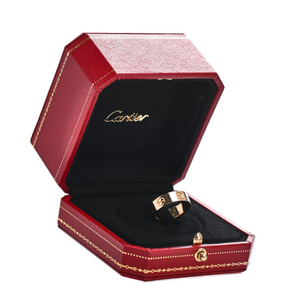 Cartier 18K Yellow Gold 5.5mm LOVE Ring 51 5.75 5 of 5