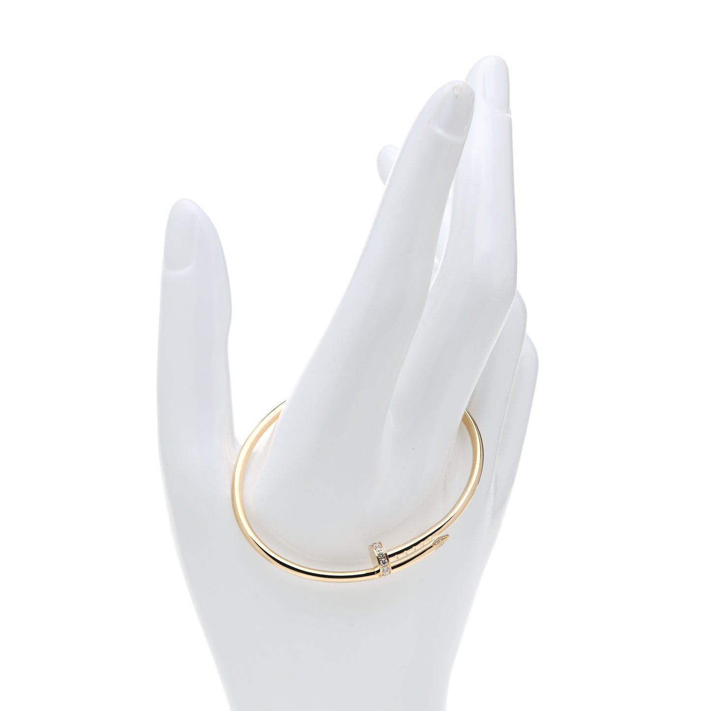 18K Yellow Gold Diamond Small Juste Un Clou Bracelet 15
