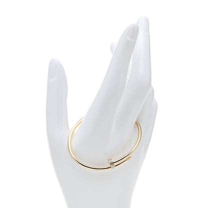 Cartier 18K Yellow Gold Diamond Small Juste Un Clou Bracelet 15 2 of 5