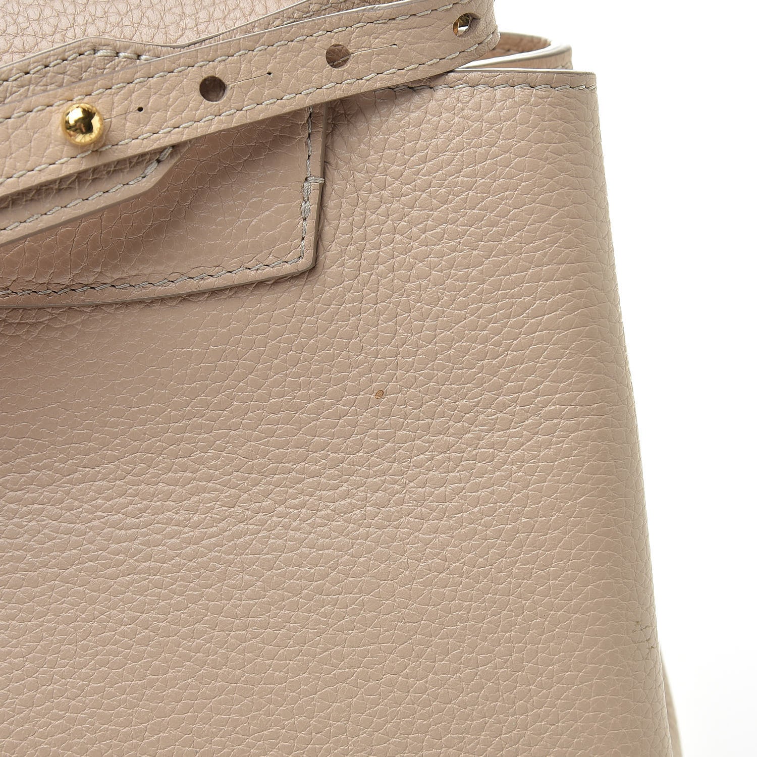 Louis Vuitton Taurillon Mechanical Flowers Smile Capucines BB Beige 11 of 14