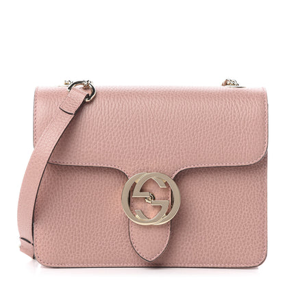 Gucci Dollar Calfskin Small Interlocking G Shoulder Bag Soft Pink 1 of 10