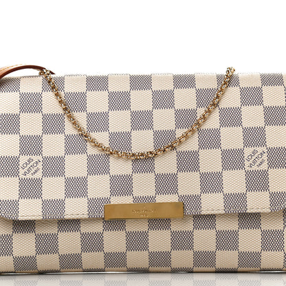 Louis Vuitton Damier Azur Favorite MM 7 of 10