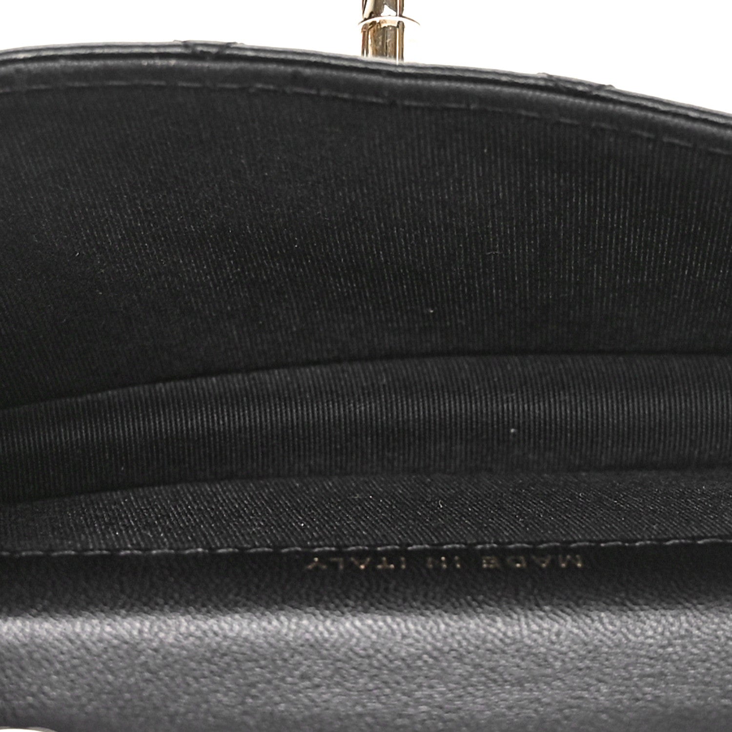 Chanel Lambskin Quilted Trendy CC Card Holder On Chain Black 6 of 12