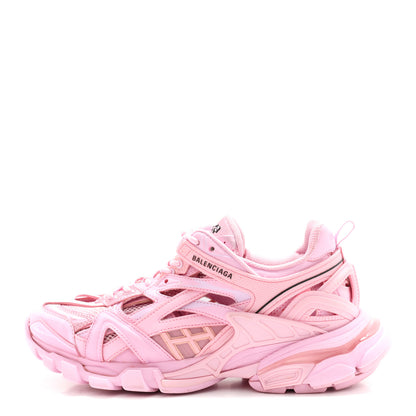 Balenciaga Rubber Mesh Monocolor Clear Sole Womens Track.2 Open Sneakers 39 Pink 1 of 10