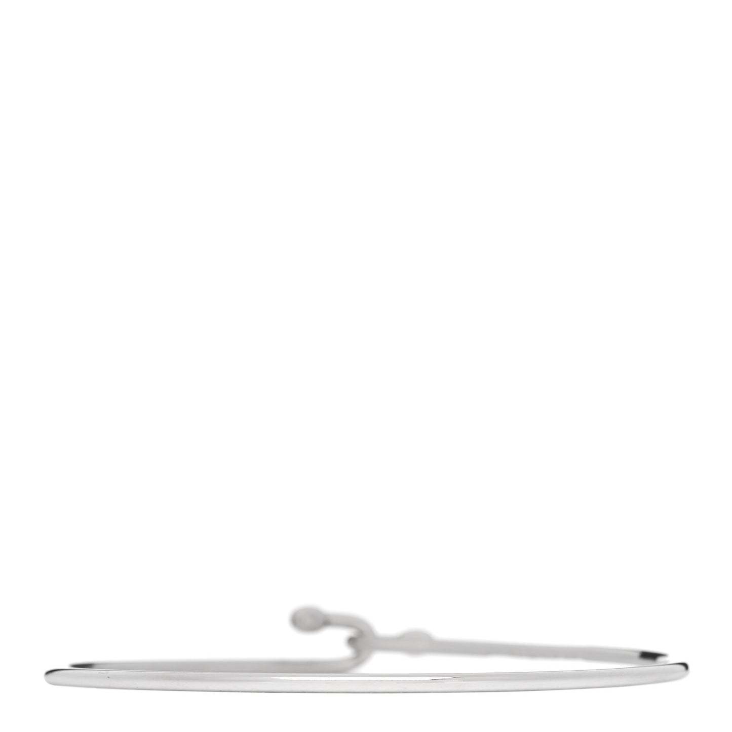 Sterling Silver Hook Bangle Bracelet