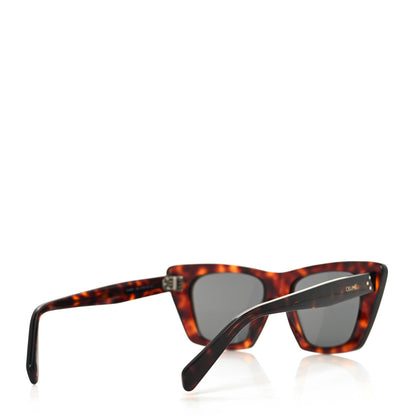 Celine Acetate Cat Eye Sunglasses CL40187I Dark Havana 4 of 7